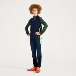 Kipsta Pantalón De Fútbol Niños CLR Azul Y Amarillo