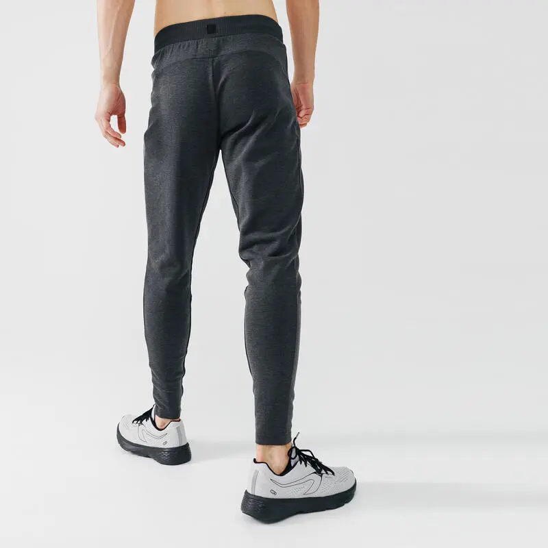 Pantalón Running Hombre Kalenji Warm+ Gris - Imagen 2