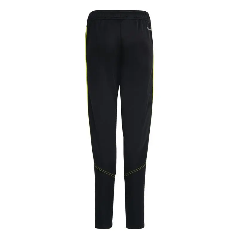 ADIDAS Pantalón Tiro 23 Club Niño Negro Amarillo - Imagen 2