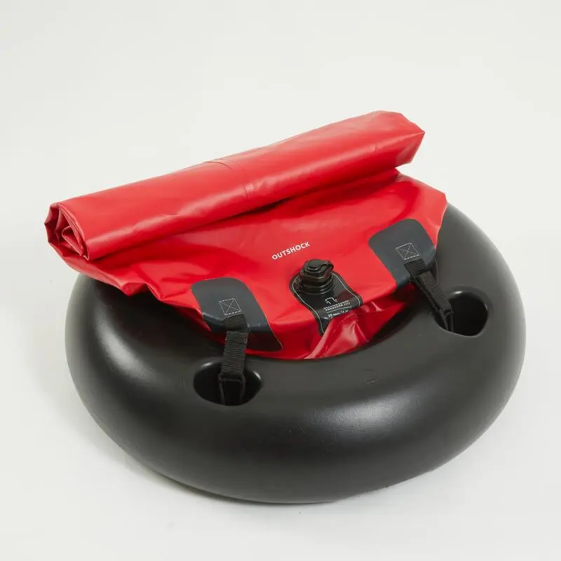 Punching Boxeo Hinchable Junior Outshock 100 Rojo Y Negro - Imagen 2