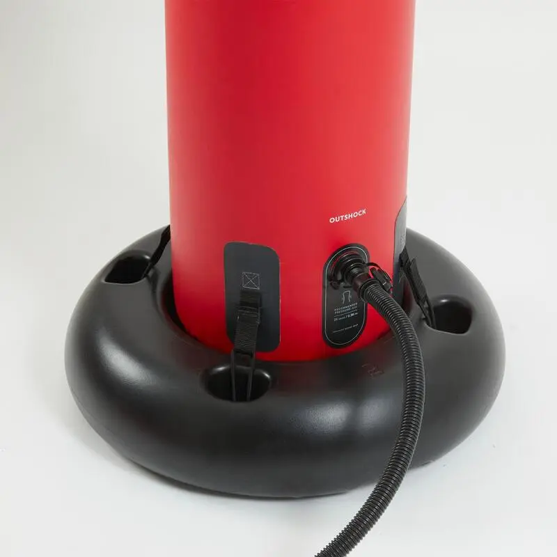 Punching Boxeo Hinchable Junior Outshock 100 Rojo Y Negro - Imagen 3