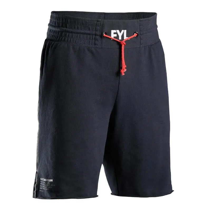 Short Pantalon Corto De Boxeo Outshock 100 Negro - Imagen 2