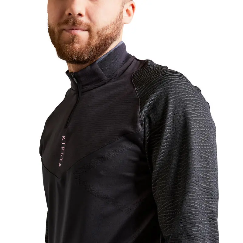 Kipsta Sudadera De Fútbol Adulto CLR Negro - Imagen 5