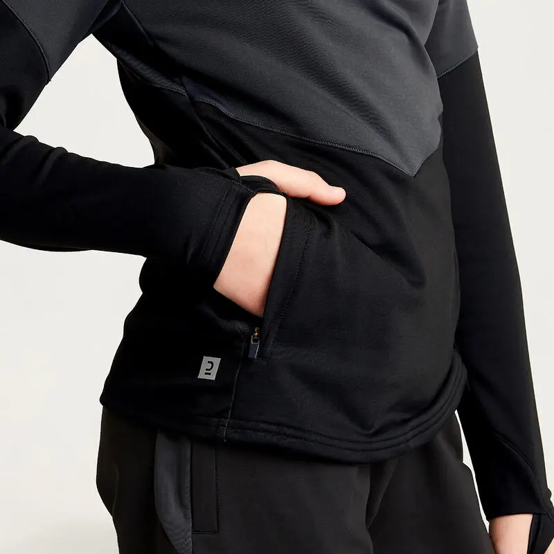 Sudadera De Fútbol Niña Kipsta Viralto+ Negro - Imagen 5