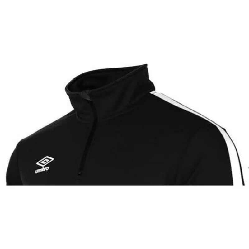SUDADERA UMBRO COVADONGA NEGRA BLANCO ADULTO - Imagen 3