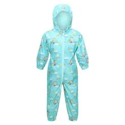 Regatta Traje Impermeable Pobble De Peppa Pig Nubes Para Niños/Niñas Azul Aruba