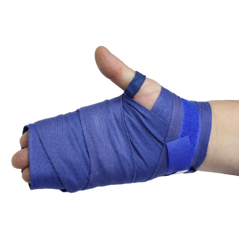 INDIGO SPORTS Venda De Boxeo De Algodón Y Nailon INDIGO 300* 5 Cm Negro - Imagen 3