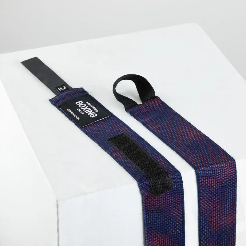 Outshock VENDAS DE BOXEO 3 M AZUL/ROJO - Imagen 2