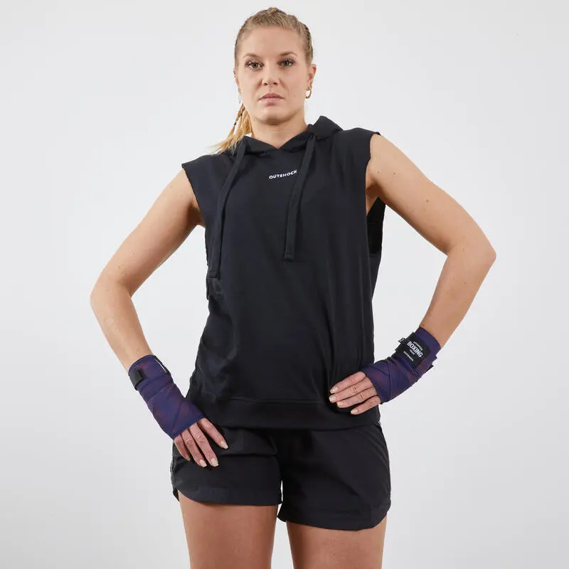 Outshock VENDAS DE BOXEO 3 M AZUL/ROJO - Imagen 4