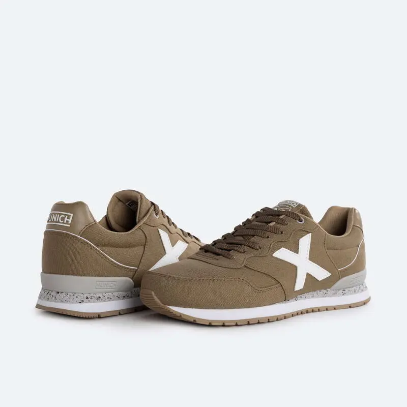 Zapatilla Casual MUNICH Dash Para Hombre Marrón - Imagen 5