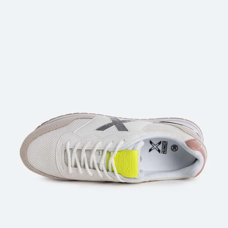 Zapatilla Casual MUNICH DASH SKY Mujer Blanco - Imagen 3