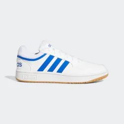 Zapatilla Hoops 3.0 Adidas Hombre Blanco