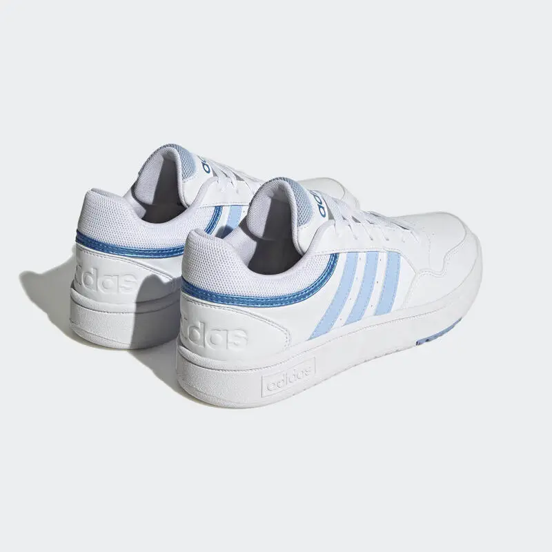 Zapatilla Hoops 3.0 Adidas Mujer Blanco - Imagen 4