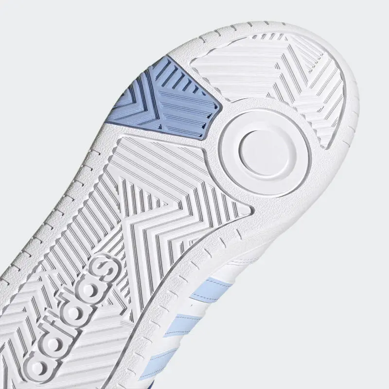 Zapatilla Hoops 3.0 Adidas Mujer Blanco - Imagen 5