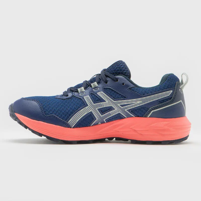 ZAPATILLA TRAIL MUJER ASICS GEL-KANAKU 5 INDIGO BLUE/PAPAYA - Imagen 4