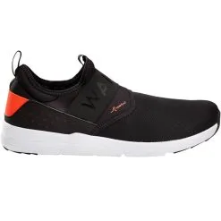 Newfeel Zapatillas Caminar Ciudad PW 160 Slip-On Hombre Negro/Naranja