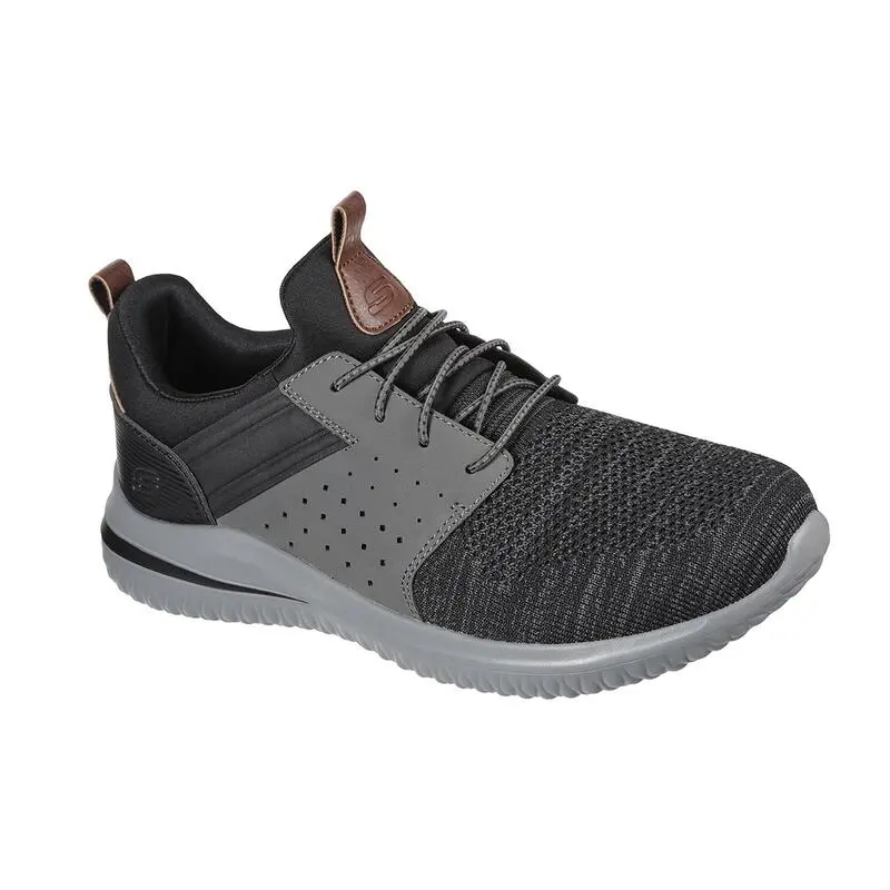Zapatillas Caminar Hombre SKECHERS Delson 3.0-Cicada Negro - Imagen 2