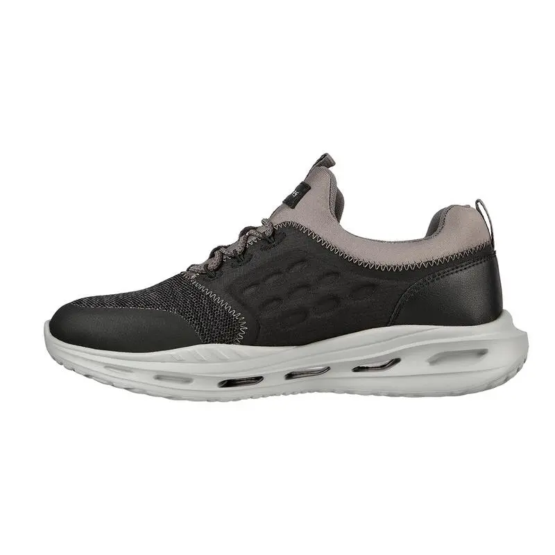 Zapatillas Caminar Hombre SKECHERS Fit-Orvan-Verdigo Negro - Imagen 5