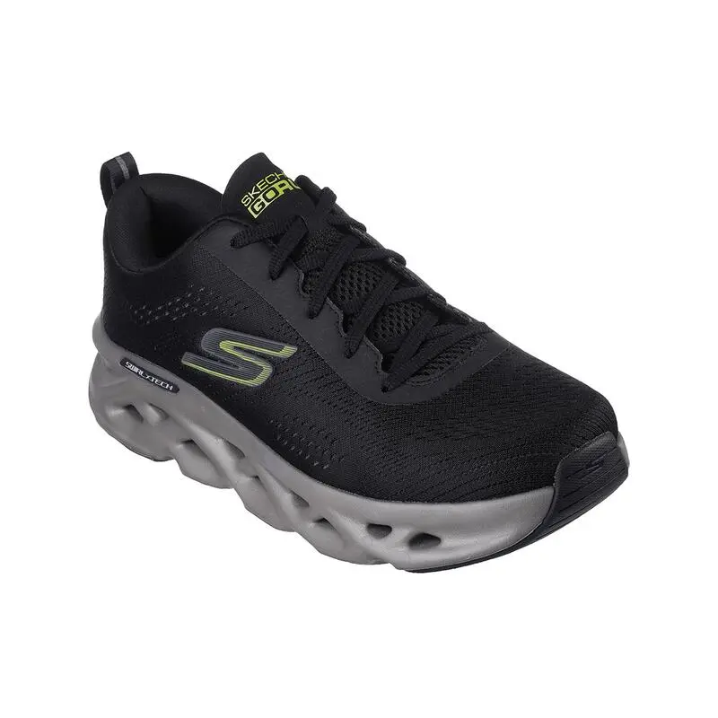 Zapatillas Caminar Hombre SKECHERS Go Run Swirl Tech Negro - Imagen 2