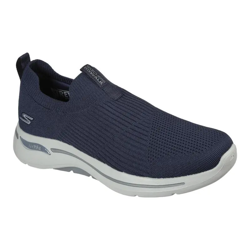 Zapatillas Caminar Hombre Skechers GO Walk Arch Fit Azul Marino - Imagen 2