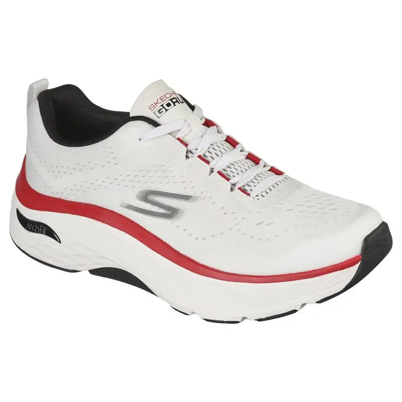 Zapatillas Caminar Hombre Skechers Max Cushioning Arch Fit Blanco - Imagen 2