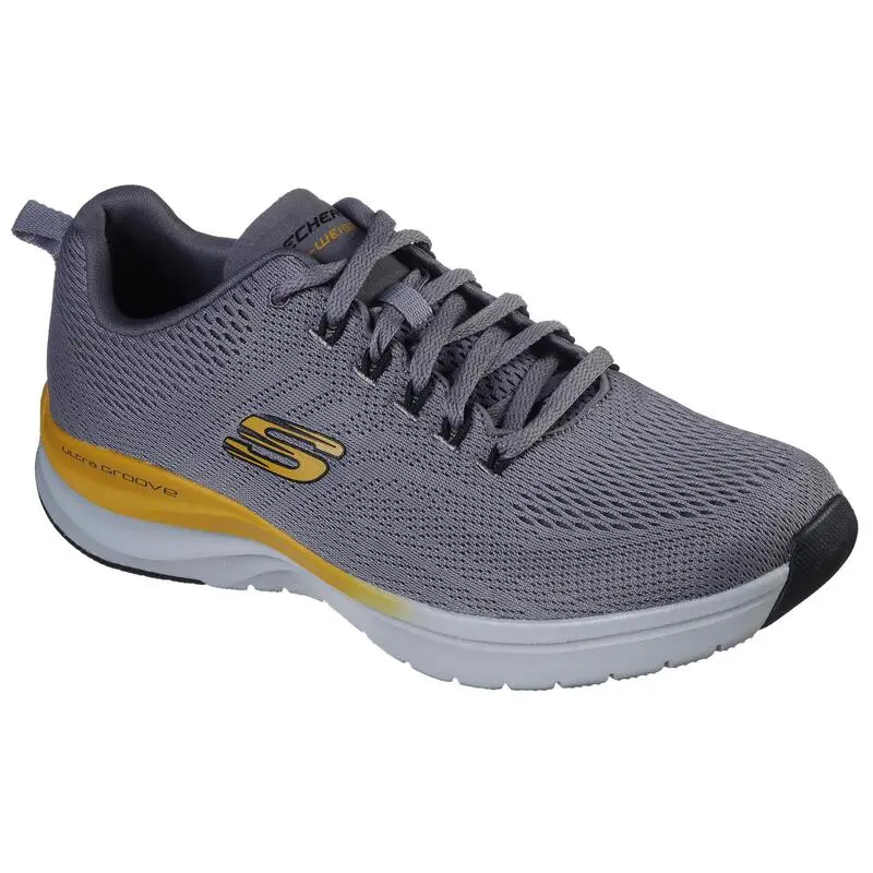 Zapatillas Caminar Hombre SKECHERS Ultra Groove Templar Gris - Imagen 2