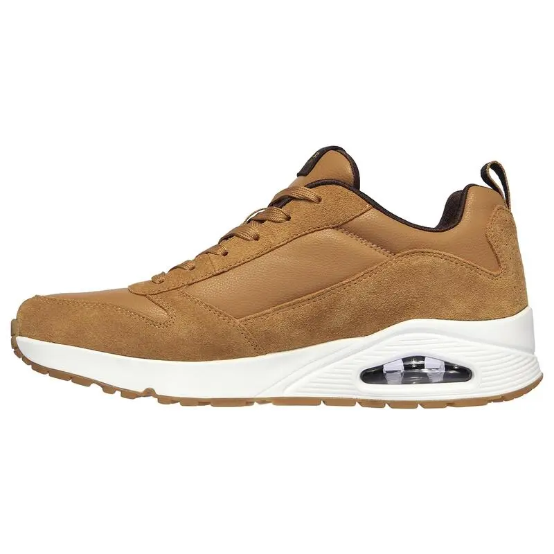 Zapatillas Caminar Hombre SKECHERS Uno Stacre 41 Camel - Imagen 5