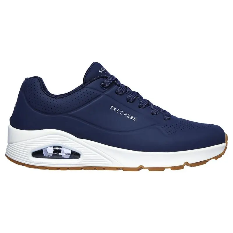 Zapatillas Caminar Hombre SKECHERS Uno Stand On Air Azul Marino