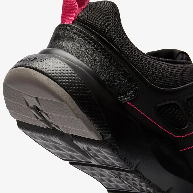 Newfeel Zapatillas Caminar Mujer HW 100 Negro/Rosa - Imagen 5