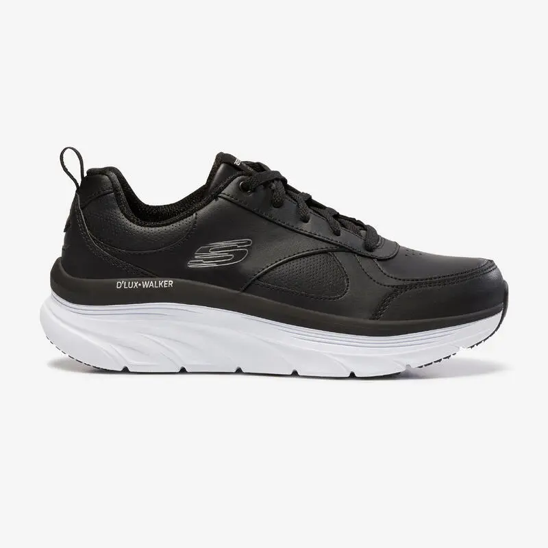 Zapatillas Caminar Mujer Piel Skechers D'Lux Walker Negro