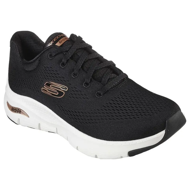 Zapatillas Caminar Mujer Skechers Arch Fit Negro - Imagen 2