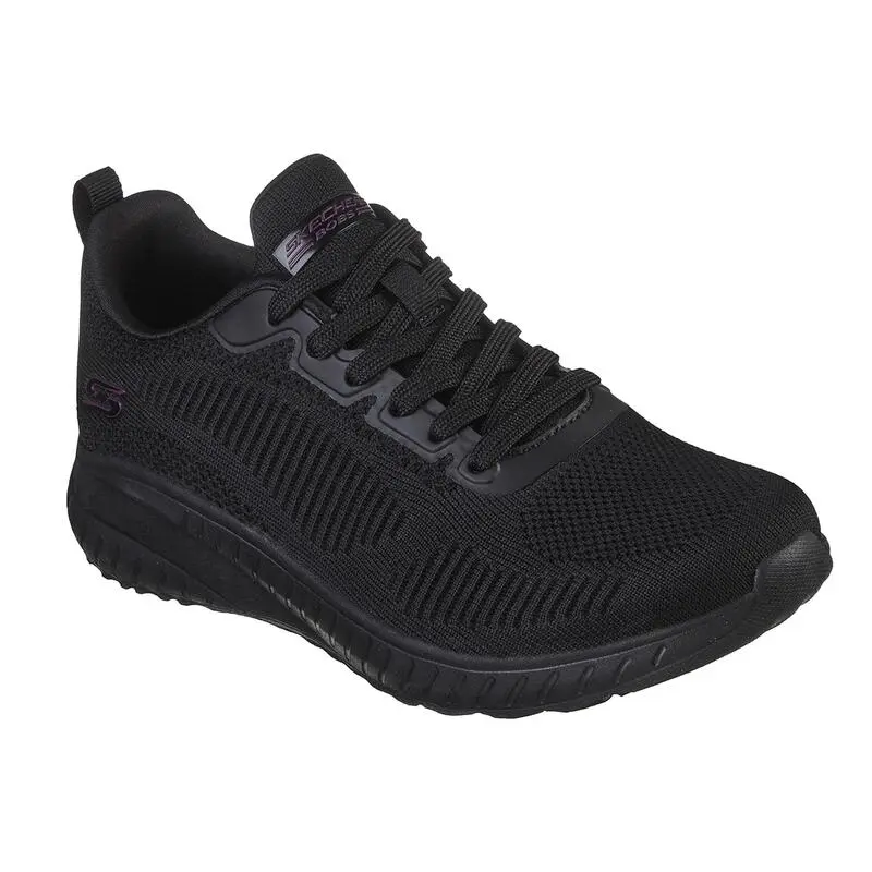 Zapatillas Caminar Mujer SKECHERS Bobs Squad Chaos Negro - Imagen 2