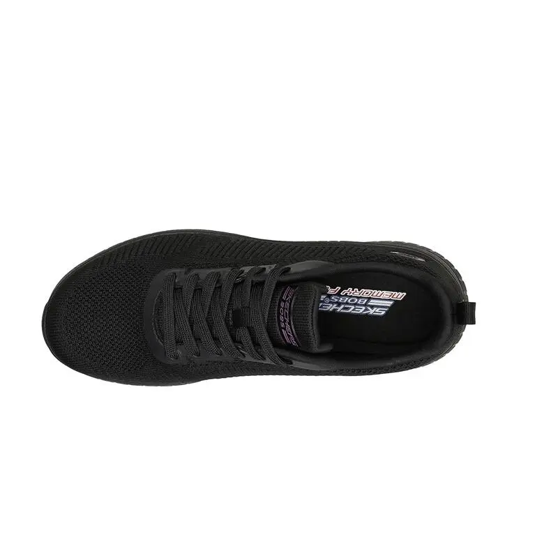 Zapatillas Caminar Mujer SKECHERS Bobs Squad Chaos Negro - Imagen 3