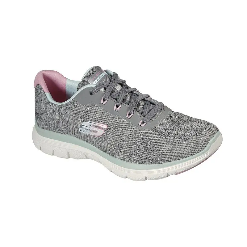 Zapatillas Caminar Mujer SKECHERS Flex Appeal 4.0 Gris - Imagen 2
