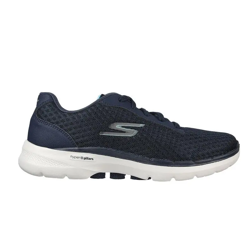 Zapatillas Caminar Mujer SKECHERS Go Walk 6 Negro - Imagen 6