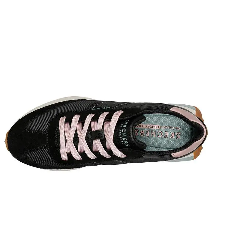 Zapatillas Caminar Mujer SKECHERS Retro Wind Negro - Imagen 3