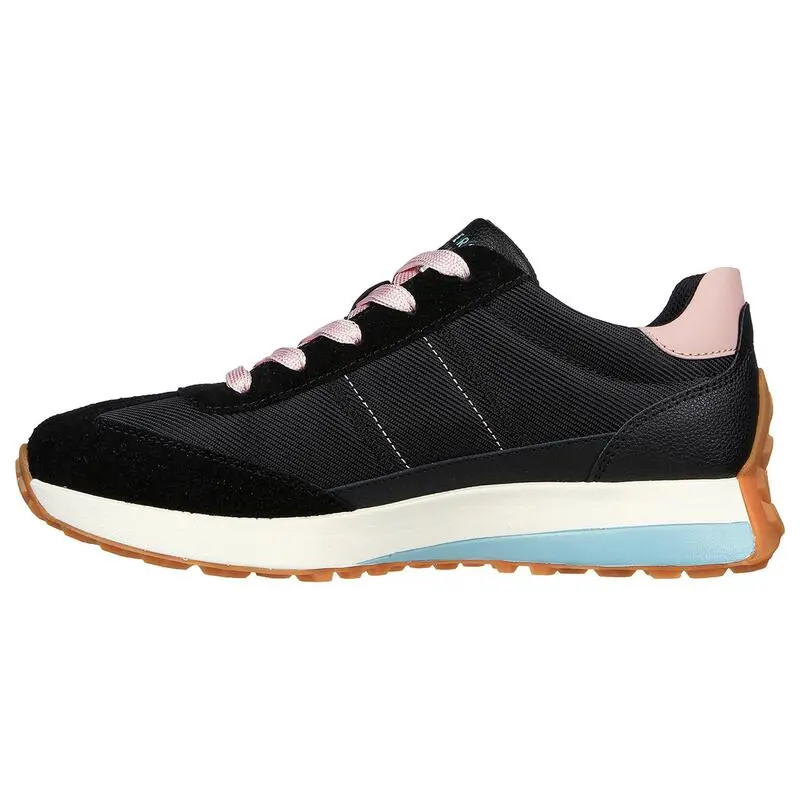 Zapatillas Caminar Mujer SKECHERS Retro Wind Negro - Imagen 5