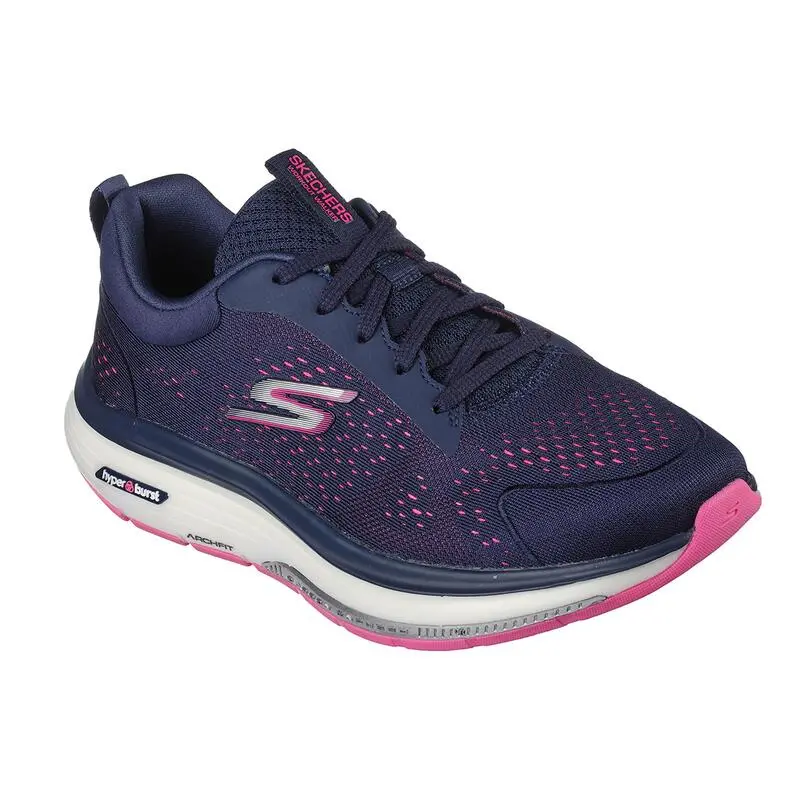 Zapatillas Caminar Mujer SKECHERS Workout Walker Outspace Azul Marino - Imagen 2