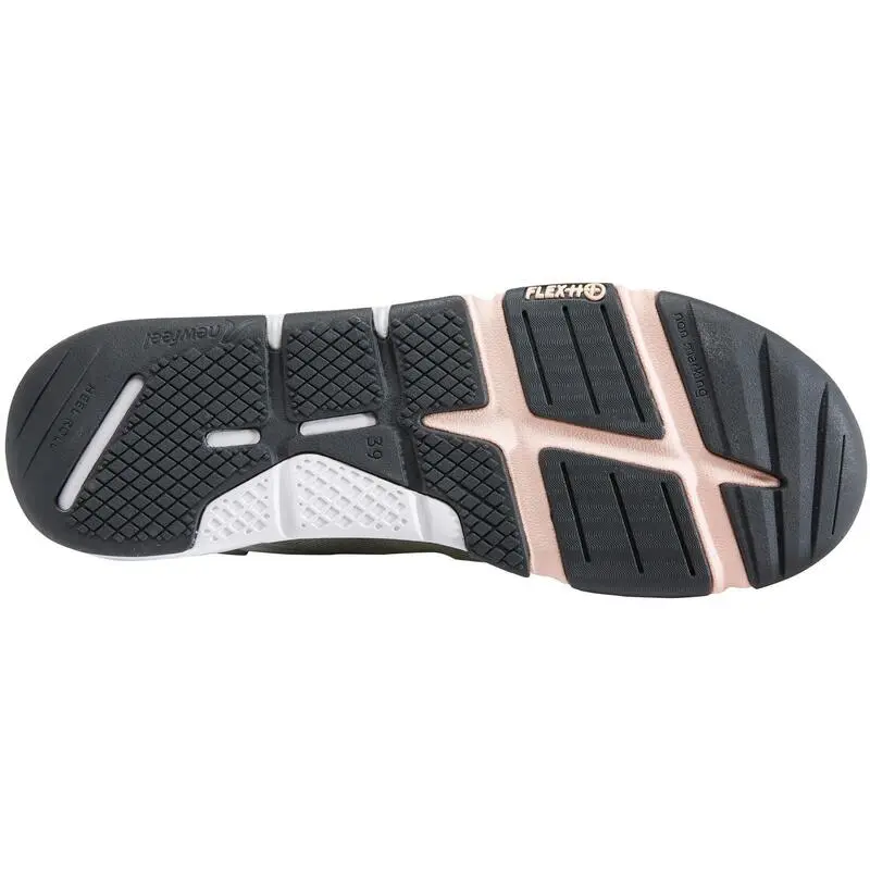 Newfeel Zapatillas Caminar PW 540 Flex-H+ Mujer Caqui/Rosa - Imagen 3