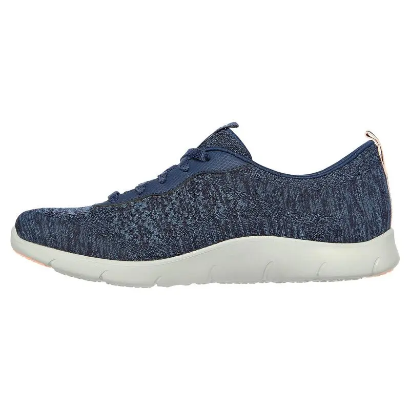 Zapatillas Caminar Unisex Skechers Arch Fit Refine Azul Marino - Imagen 5