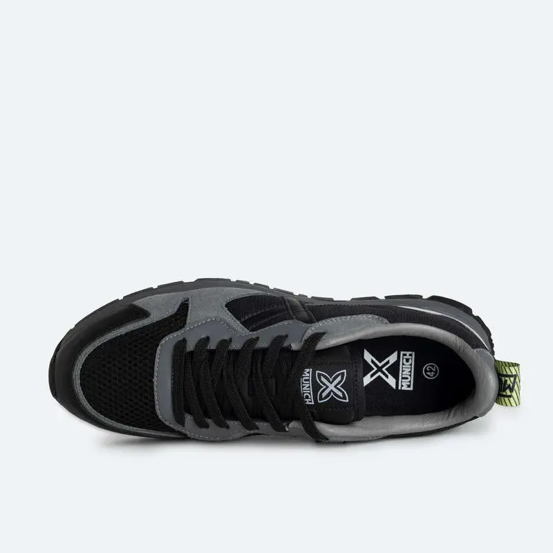 Zapatillas Casual MUNICH Avenue Hombre Negro - Imagen 3