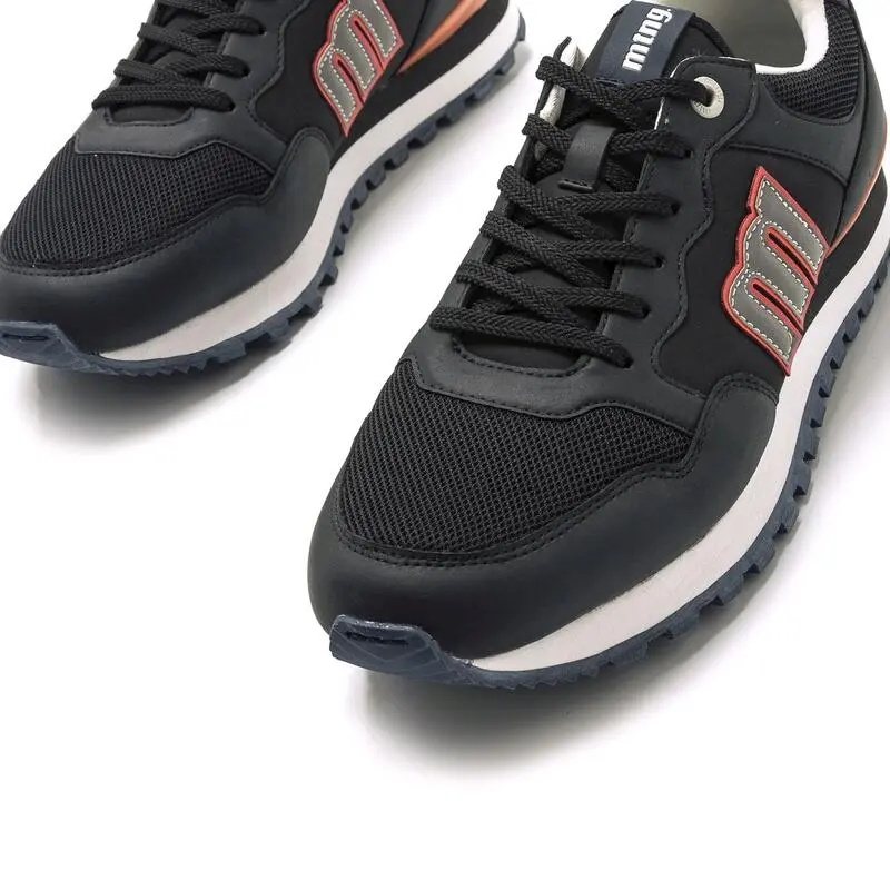 Zapatillas De Caminar Para Hombre Mtng Porlandos En Color Negro - Imagen 3