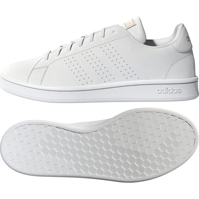 Zapatillas De Tenis Mujer Adidas Advantage Base Blanco - Imagen 4