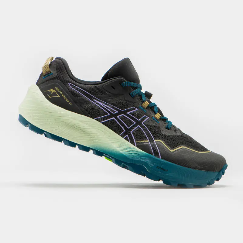 Zapatillas Trail Running Mujer Asics Gel Trabuco 11 Negro/violeta - Imagen 2